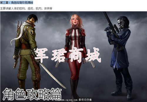 淘宝购得的游戏原画CG插画教程 从入门到精通，五卷原画设计的系统学习之旅